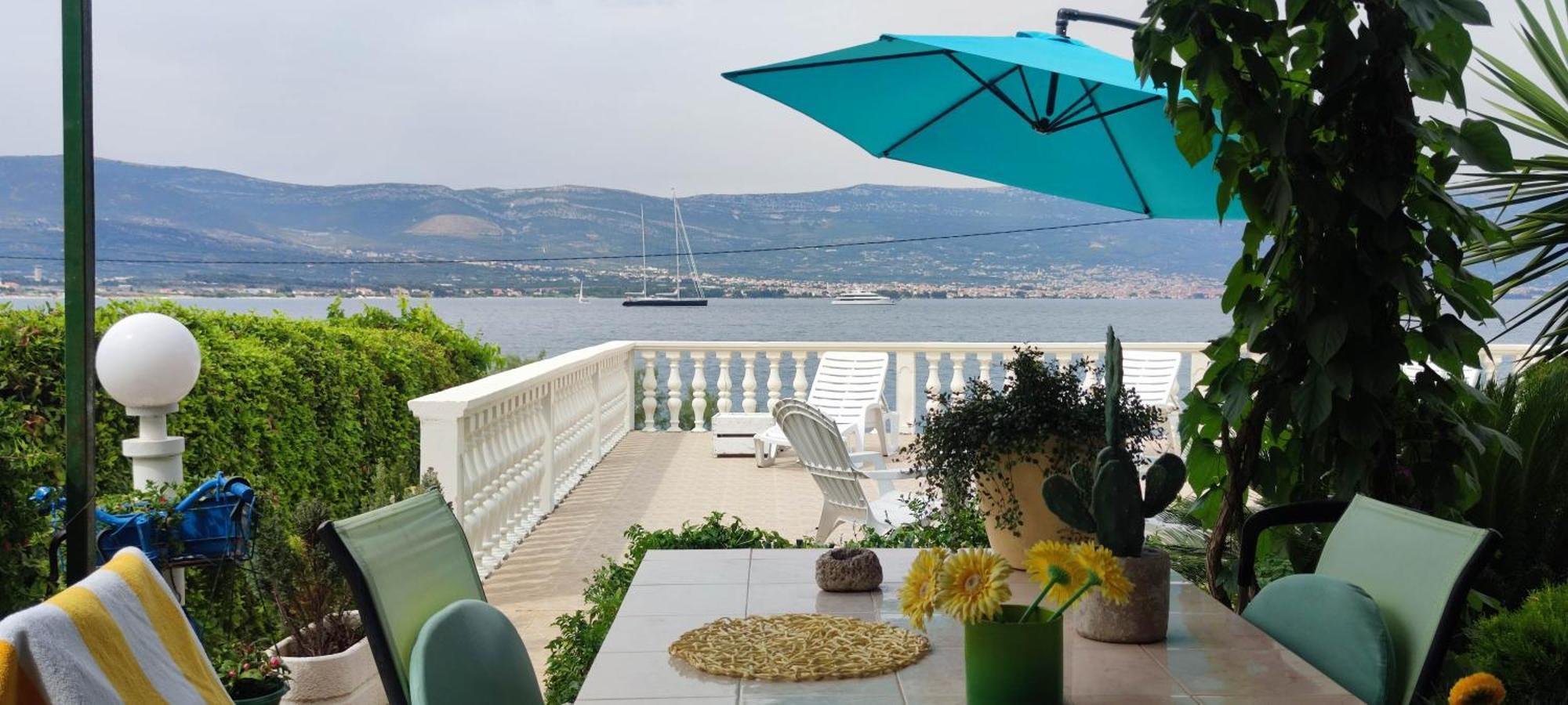 Villa Fjaba - By The Sea - With The Big Terraces & Great Sea View Trogir Dış mekan fotoğraf
