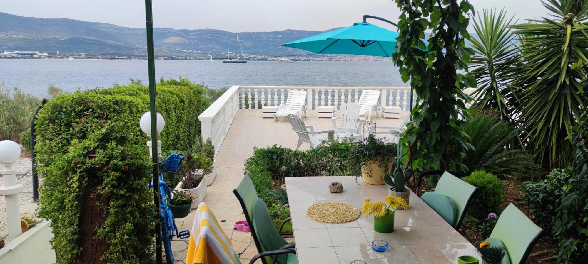 Villa Fjaba - By The Sea - With The Big Terraces & Great Sea View Trogir Dış mekan fotoğraf